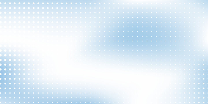 Abstract dotted light blue background with sheer waves. Halftone pattern illustration on white blie steel
