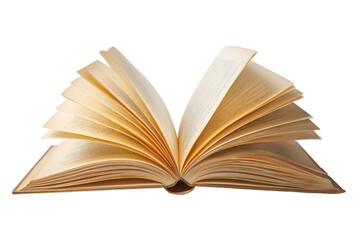 An open antique book with aged yellowed pages and visible text against a dark background