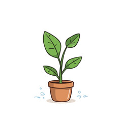 Fototapeta premium Cute Plant Design Very Cool