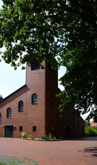 Fototapeta premium Holy Ghost Church in the Village Benefeld, Lower Saxony