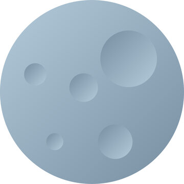 vector of a full moon