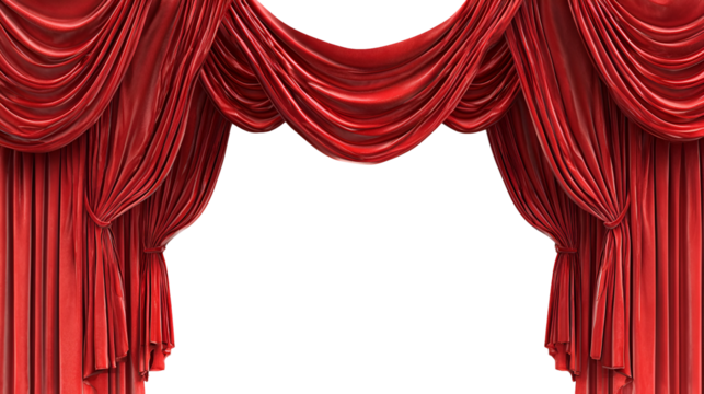 red theater curtain