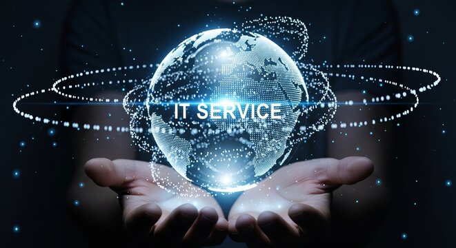 It service solutions technology global network connection digital transformation innovation worldwide data  100 - Powered by Adobe