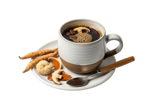 Enjoy delicious mushroom coffee for vitality and immune system support now
