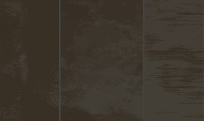 Dark Texturescape Three Panels of Depth, dark, texturescape, abstract, depth, panels, triptych, texture, shadow, layered, moody, modern, contemporary, visual art, minimal, gradient, dimension,