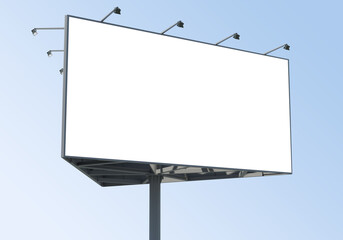 Obraz premium 3D render of a large advertising billboard