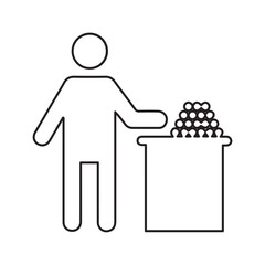 Person at Market Stall