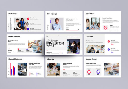 Investor Agency Presentation Template