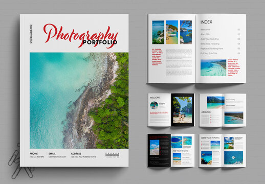 Photography Portfolio Template for Travel and Lifestyle