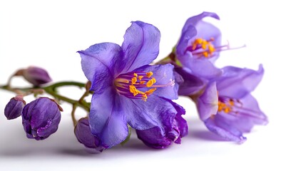 Naklejka premium Electric Violet Jasmine Bloom Cluste
