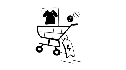 icon animation for time limited discounts and promotions - Powered by Adobe