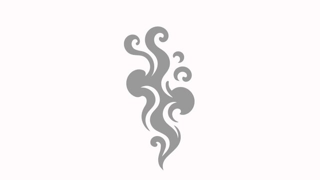 smoke  icon animation simple flat