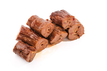 Sliced Roasted Duck with Soy Sauce Glaze - Asian Cuisine Delicacy