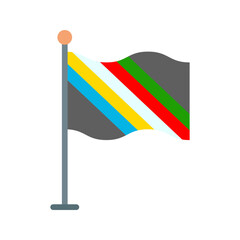 Disability Rights Flag Icon