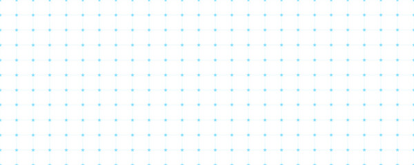 Planner pages with dotted grid. Seamless checkered paper texture. Retro bullet journal notebook background. Simple square graphic pattern. School math sheet wallpaper. Vector workbook paper.