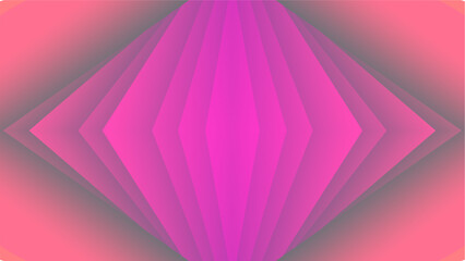 Vibrant Diamond Gradient Symmetrical Background | Abstract Pink to Purple Rhombus Design | Geometric Gemstone Burst Pattern.eps