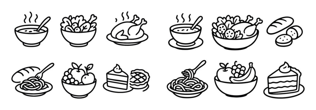 Family Dinner Doodles