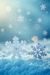 Snowflakes winter snow ice crystal frozen cold season christmas holiday december january february weather background texture pattern design blue white
