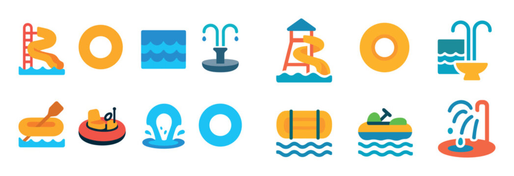Water Attraction Icons