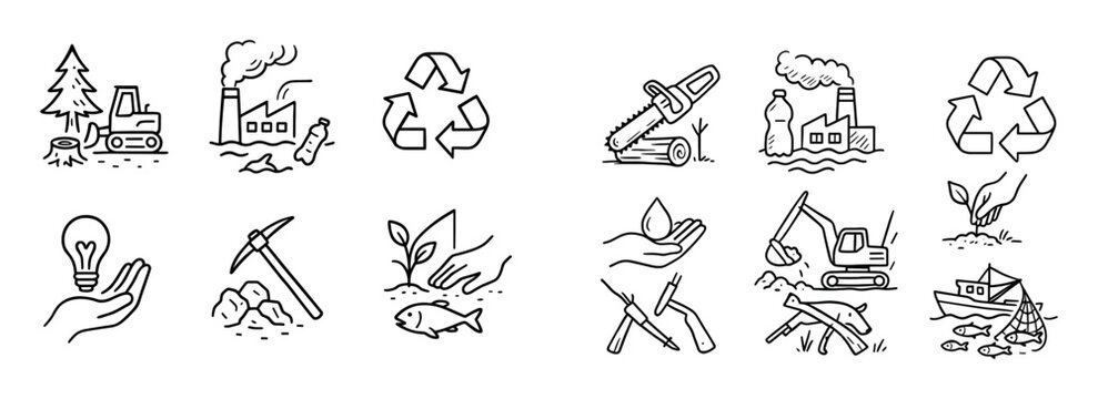 Environmental Impact Icons