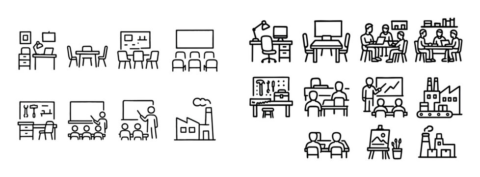 Management Icons Grid
