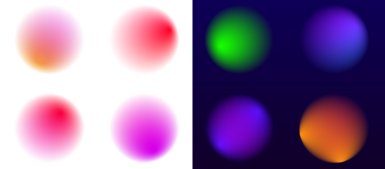 Bright colorful gradient circle with wavy neon lines floats on a transparent background, ideal for digital banners, posters, or UI elements. PNG format ensures seamless use.