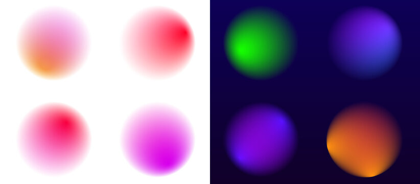 Bright colorful gradient circle with wavy neon lines floats on a transparent background, ideal for digital banners, posters, or UI elements. PNG format ensures seamless use.
