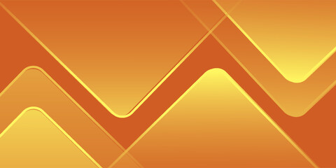 Abstract orange and yellow geometric background. Dynamic shapes composition. Cool background design for posters. Vector illustration