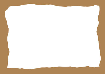 old paper with burnt edges