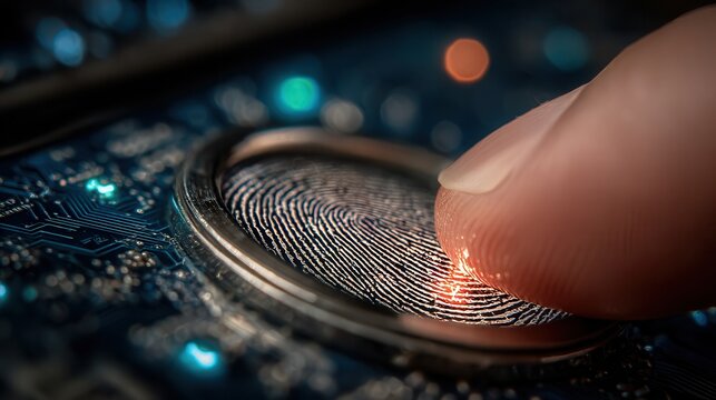 Secure your digital world with advanced biometric fingerprint scanning technology for ultimate personal data protection and access control