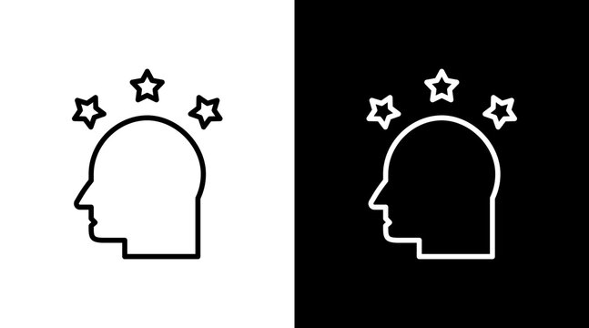 Motivation White Icon Set Design - Powered by Adobe