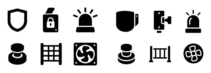 CNC Machine Safety Icons