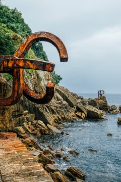 The Comb of the Wind (El Peine del Viento) Sculpture in San Sebastian