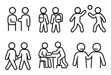 Friendship Activity Icons