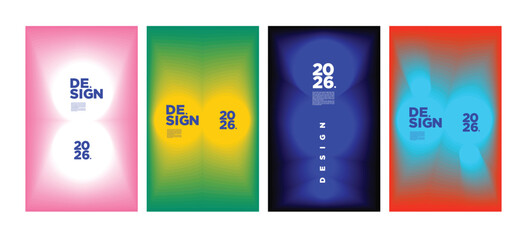 Cover and Poster Design Template for Magazine. Trendy Vector Typography and Colorful Illustration Collage for Cover and Page Layout Design 2026