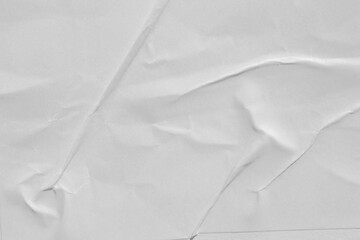 Creased paper poster texture overlay effect, png wrinkled paper surface design element