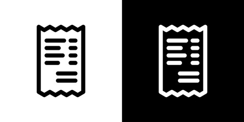 レシートのアイコン