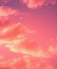 pink sky and clouds background