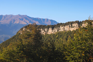 View of the Caucasus Mountains from Mount Khvamli, Georgia