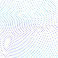 Flowing Blue Purple Wavy Lines Abstract Gradient Background