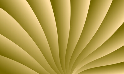 Luxury Golden Radial Line Abstract Background Design