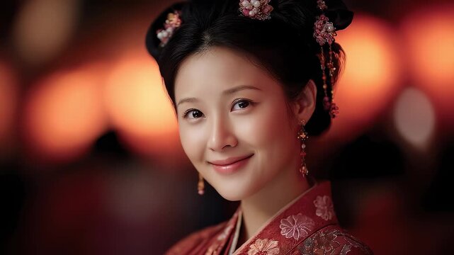 Tang Dynasty Beauty's Gentle Smile Captivates the Nation