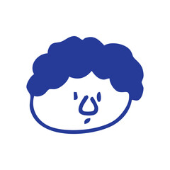 doodle face character