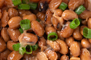 Natto (Fermented soybean), Traditional Japanese food, Healthy eating for gut health