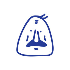 doodle face character