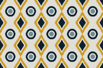 Southwestern Tribal Diamond Zigzag Seamless Pattern. ikat Art Ethnic print. Folk motif. Vector geometric background. perfect for textiles, rugs, fashion, blankets, wallpaper, digital backgrounds