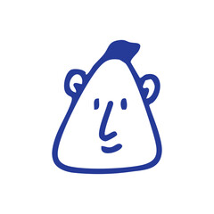 doodle face character