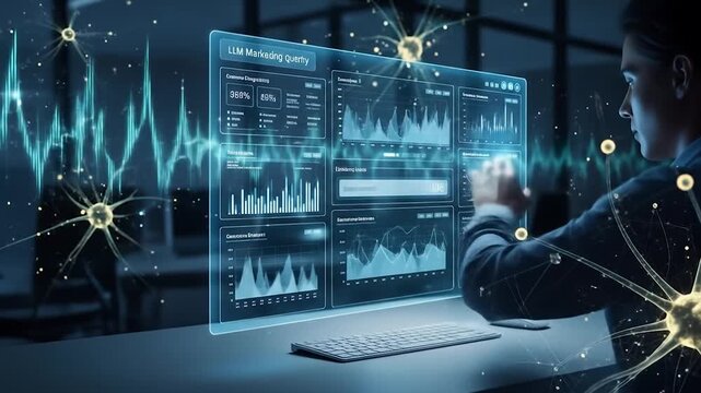 Analyzing Complex Data A Futuristic Interface with Neural Network Visualization and Advanced Analytics