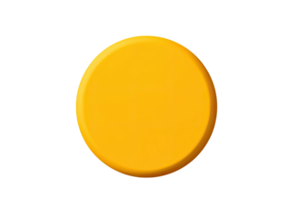 Glowing, yellow, smooth circular shape on a black backdrop