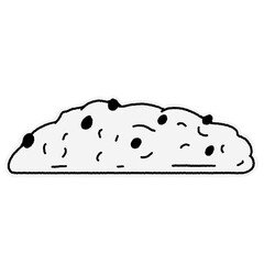 line art illustration cookies